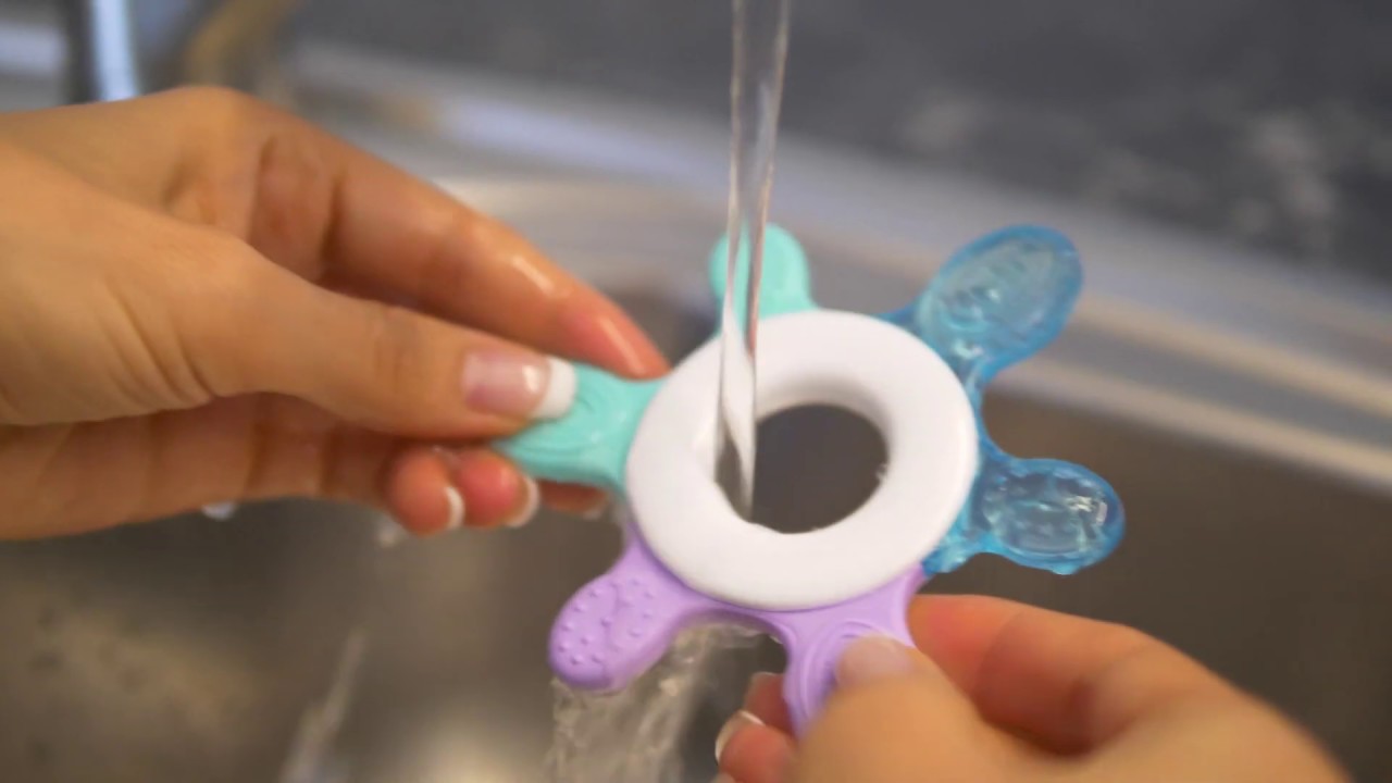 Wie reinige ich meinen nip® Beißring? / How I do clean my teething ring ...