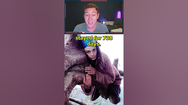 She spent 738 days in a tree!