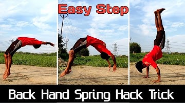Back Hand Spring Tutorial in Hindi | Hack Trick | @Chrisbrown0209