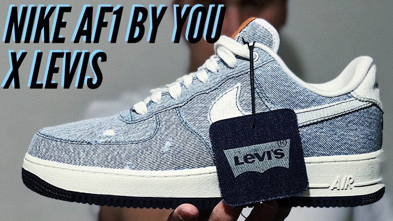 Nike x Levi's by you AF1 8 y Review Unboxing (En Español) - YouTube