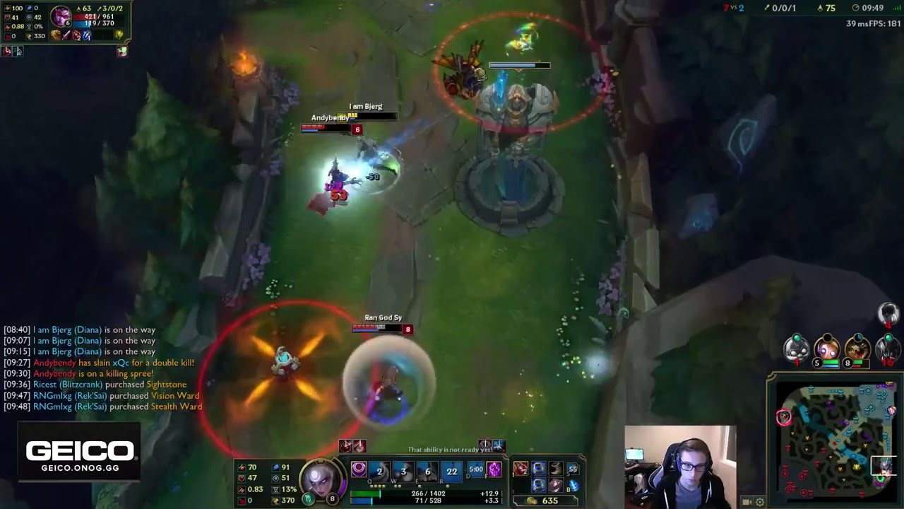 TSM Bjergsen Diana Outplay