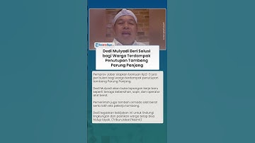 DEDI MULYADI BERI Solusi Warga Terdampak Tambang Parung Panjang Ditutup, Latih Eks Pekerja