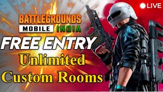 Bgmi Live Custom Rooms | Custom Room UC Giveaway | Battleground Mobile India Custom room | Game Guru