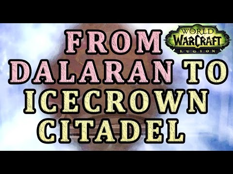 How to get from Dalaran to Icecrown Citadel WoW