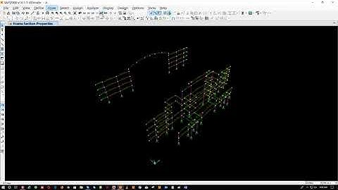 Design sap2000 v16 Steel Structure Building 3