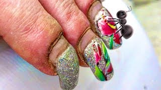HARDWORKER WOMANâ€™S #NAILS  #TRANSFORMATION | SHE IS NOT ANT SHE IS BEAUTIFUL NO MATTER WHAT THEY SAY
