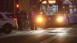 Man killed in hit-and-run crash involving MTA bus in Brooklyn