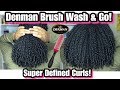 Super Defined Curls with the Denman Brush! Denman Brush Wash & Go