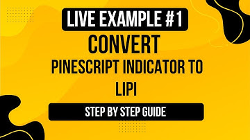 Convert TradingView Pine Script to GoCharting LIPI – Example - 1
