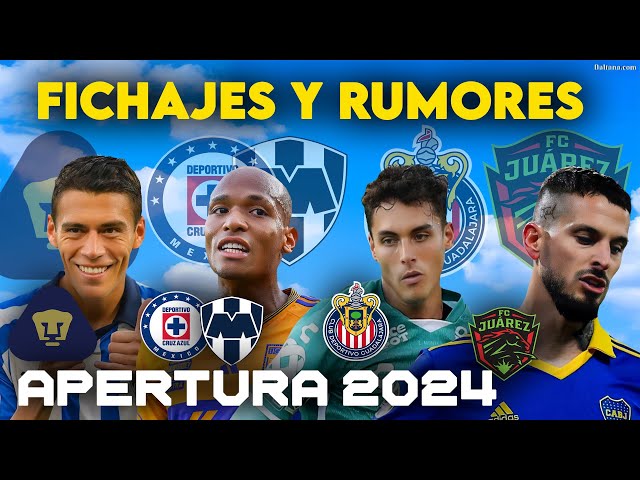 ✅🔥¡HECTOR MORENO A PUMAS! BENEDETTO A JUAREZ ¡QUIÑONES BAJA DE TIGRES! FICHAJES Y RUMORES AP 2024 MX class=