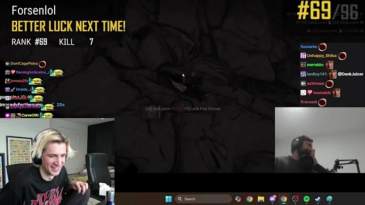 xQc Clicked on Forsen's Stream at the Perfect Time