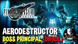 FFVII Remake: Boss AERODESTRUCTOR modo DIFICIL (Como derrotarlo fácil) / gameplay español ps5