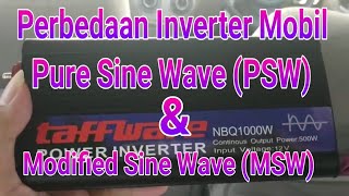 Simak video ini!!! Sebelum Beli Inverter Mobil,Perbedaan Aplikasi Inverter mobil PSW & MSW