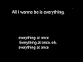 LIRIK LAGU LENKA - EVERYTHING AT ONCE