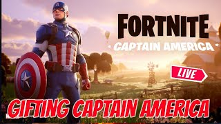 Gifting NEW Captain America Skin To Subs! |