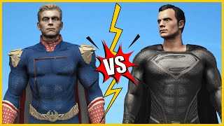 Homelander Vs Bad Superman Epic Battle Marvel Dc War Gta6