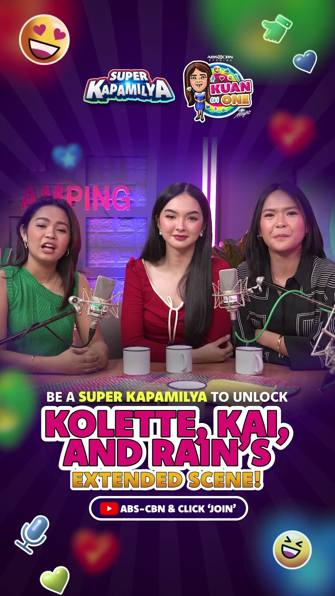 Kolette, Kai, and Rain - #KuanOnOne Extended Scene | Super Kapamilya