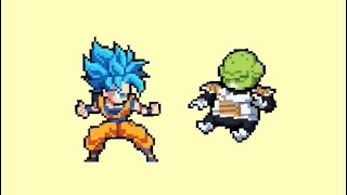 Goku (super saiyajin blue) vs guldo | power warriors