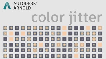 Arnold tutorial - Using the color_jitter shader in MtoA