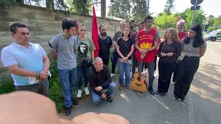 Grup Yorum Emekçi̇si̇ İhsan Ci̇beli̇k Bugün Almanyada Tutuklandi