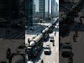 Massive Missile Convoy in City #defensesystem #usmilitarycombat #antishipmissile #army #missile