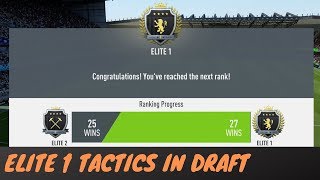 Elite 1 (27-1) Tactics In A Draft Final - FIFA 20 Ultimate Team