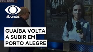 Guaíba volta a subir em Porto Alegre