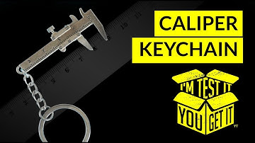 Mini caliper scale model Keychain keychain key chain - GET IT FREE