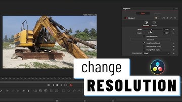 How to change video resolution in DaVinci Resolve Fusion