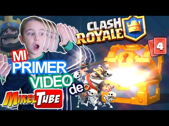 Mi Primer Vídeo de CLASH ROYALE class=