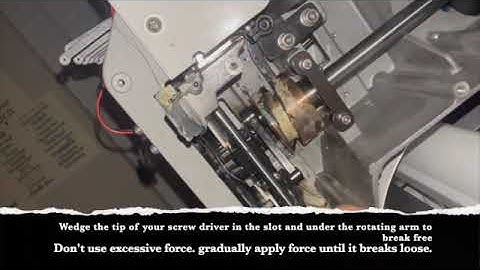 Main Axis Error   Needle Stuck and Wont Move   SD 480p