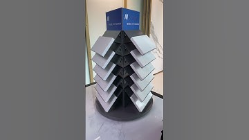 display rack of stone sample ,quartz sample, sample size 150*200mm,   with rotation