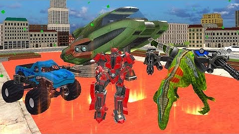 Dino Truck Robot Dinosaur Game Game play Walkthrough Part=1