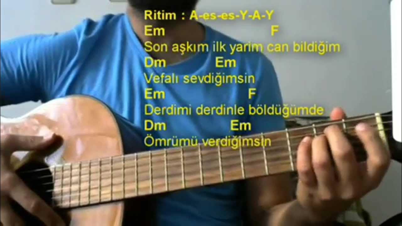 Gitar Dersi - Gül Rengi (Mustafa Ceceli) - YouTube