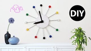 DIY Miniature Wall Clock/Room Decor for Dollhouse by Creative World