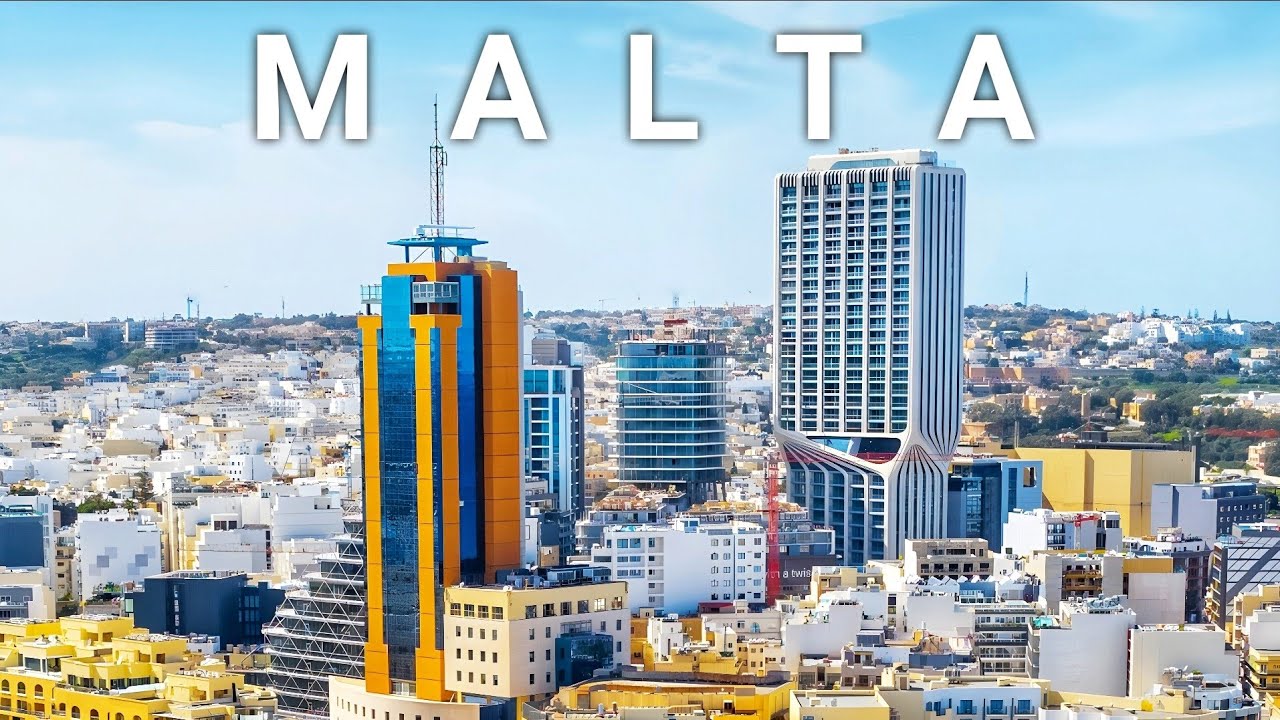 Malta 🇲🇹 By Drone View In 4K |