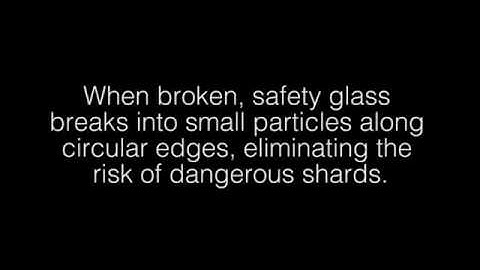 How Safety Glass Breaks in Slow Motion