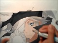 Drawing Fremy Speeddraw from Rokka 六花の勇者のフレミー・スピッドロウをアナログで書いてみた