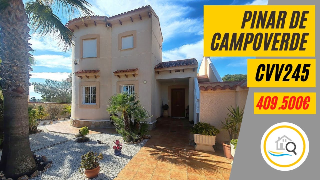 CVV245 Detached 4 bed 4 bath pool garage for sale Pinar de Campoverde, Costa Blanca, Alicante, Spain