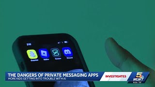 Children in trouble with A.I. highlights dangers of private messaging apps