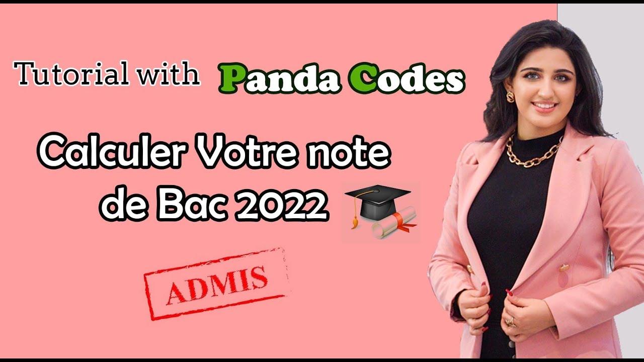 Programme Python Calculer moyenne Bac 2022 © | Panda Codes | Siwar ...