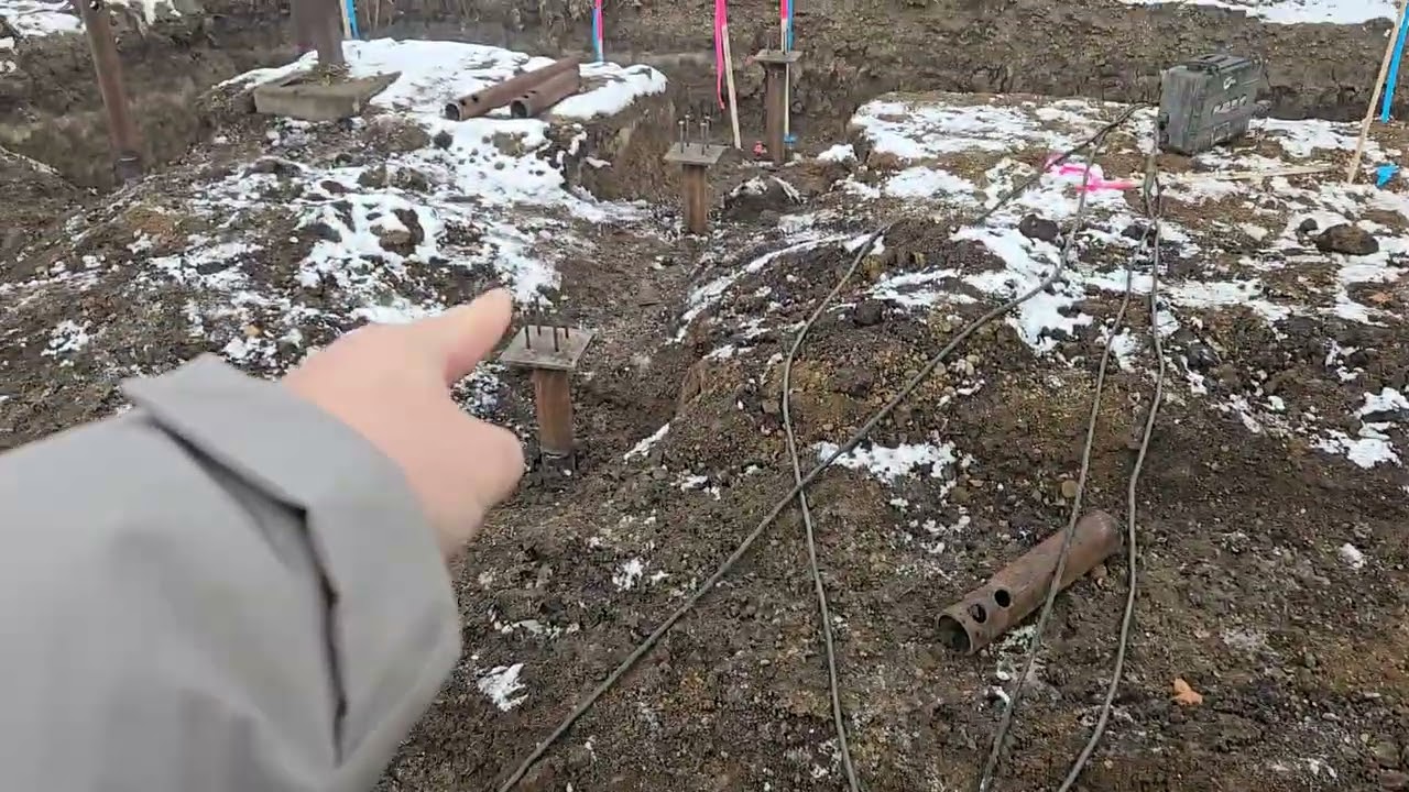 Garage Construction - Part #3 - Screw Pile Caps