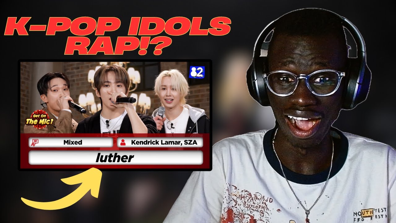 K-pop Idols Rapping to a Kendrick Lamar!? (REACTION)