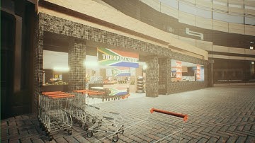 Epic Marketplace Unreal Engine 4 Asset: Supermarket - Demo Example