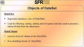 Architecture of ADO.NET by Mrs.R.Valliyammal, Assistant Professor of Information Technology