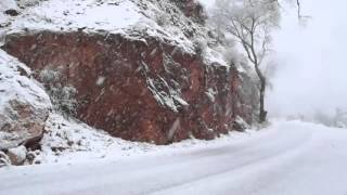Zion Canyon Snow