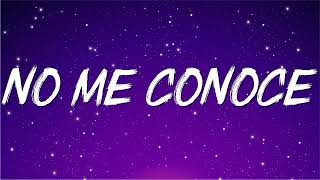 Jhay Cortez, J  Balvin, Bad Bunny ╸No Me Conoce (Letra/Lyrics)