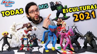 Awesome Collection! All my clay sculptures figures 2021 | Draw me a