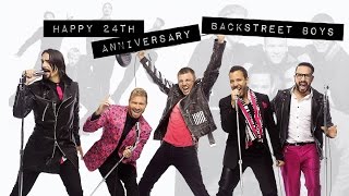 Happy 24th anniversary, Backstreet Boys!