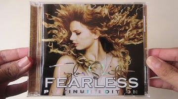 Taylor Swift - Fearless ( Album Platinum Edition CD + DVD ) - Unboxing CD en Español